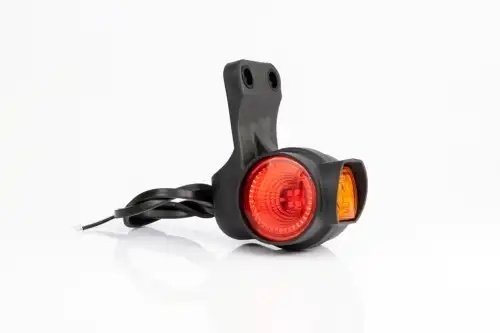 фонарь габаритный! LED, правый, 3х цветный (КБЖ) на рез.держ., с проводом 0,5м\U FT140WPLED FRISTOM