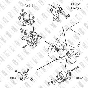 MITSUBISHI LANCER (CS) (2003-2006) FL0144 FIXAR