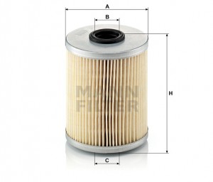 Фильтр топливный RENAULT Master (00-) (2.3 DCI) OPEL Movano (1.9 CDTI) MANN P718X MANN FILTER