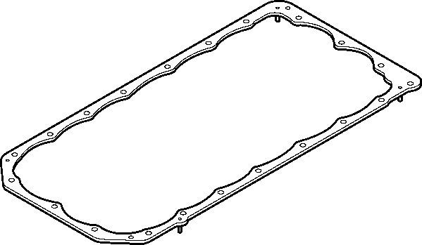 прокладка поддона двигателя!\ Chrysler Voyager, Jeep Cherokee 2.5-2.8D 00> 690.531 ELRING
