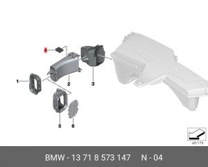 13718573147 Резинометаллический шарнир ! \BMW 1' F20, LCI, F21, 2' F22, F23, F87 13 71 8 573 147 BMW