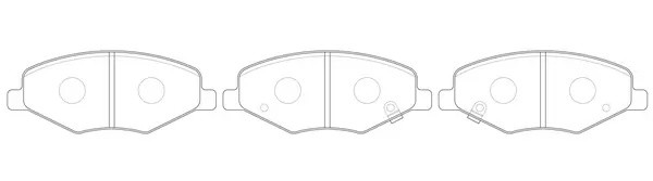 колодки дисковые передние!\ Chery A3/Tiggo 1.6-2.0 05> BP81503 SB NAGAMOCHI