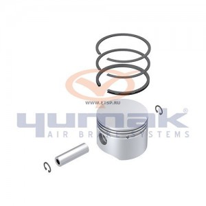 Поршнекомплект компрессора D=75 mm /2*2*4   KO040/41/42 РМК. Поршень, втулка, ко RK.01.118 YUMAK