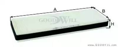 Фильтр салона AG 1046 CF GOODWILL