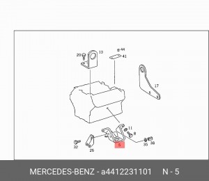Кронштейн MERCEDES Atego опоры двигателя OE A4412231101 MERCEDES BENZ