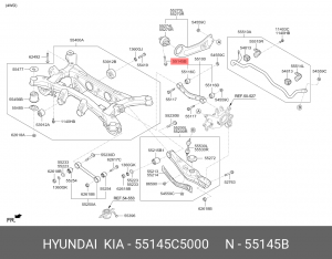 Болт HYUNDAI Elantra (21-) OE 55145C5000 HYUNDAI KIA