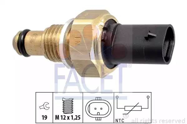 датчик температуры охлаждающей жидкости!\ MB W204/W211/S211 1.8CDi-2.5CDi 06> 7.3338 FACET