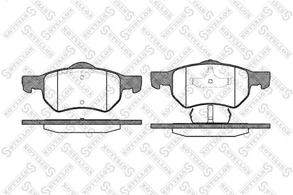 882 00=FDB1474!колодки дисковые п.\Chrysler Voyager/Grand Voyager,Dodge Caravan  893-000-SX STELLOX