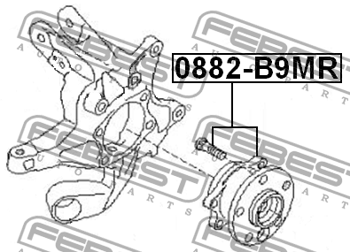 Ступица 0882-B9MR 0882-B9MR FEBEST