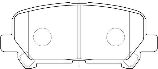 Колодки тормозные задние HONDA PILOT 08-/ACURA MDX 06- BP28002 BP28002 SB NAGAMOCHI
