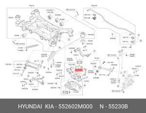 Болт HYUNDAI KIA OE 552602M000 HYUNDAI KIA