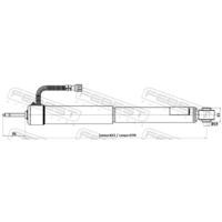 АМОРТИЗАТОР ЗАДНИЙ GAS.TWIN TUBE 01110-010R 01110010R FEBEST