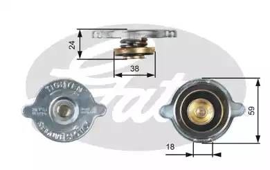 Крышка радиатора RC125 (7410-30025) RC125 GATES
