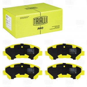 Колодки тормозные дисковые передние керамические PRO PF1403CR TRIALLI