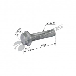 болт! крепления пневмоподушки M16x65\ BPW 300.427 MANSONS