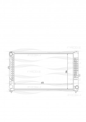 Радиатор AUDI A4/A6 96-VW Passat 97- KK0115 KK0115 FREE Z