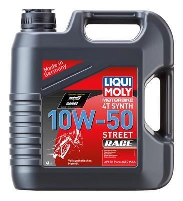 Масло моторное для 4-х тактных двигателей LIQUI MOLY RACING SYNTH 4T 10W50 синт. 1686 LIQUI MOLY
