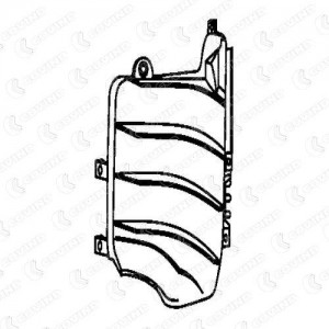 воздуховод дефлектора !левый\ Scania 94 094165 COVIND