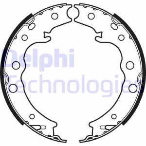 Колодки барабанного тормоза LS2125 LS2125 DELPHI