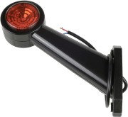 фонарь габаритный! LED, рожок кр/бел наклонный (плоское стекло), EPDM\ Universal 8733619SX STELLOX