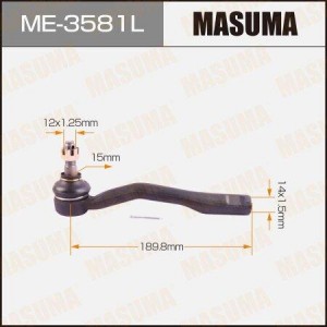 наконечник рулевой левый!\ Toyota Avensis AT/CT/ST220/221 98> ME-3581L MASUMA