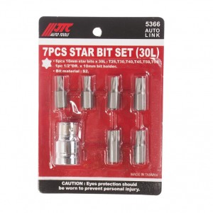 Набор бит 1/2" TORX Т25-55 7 предметов JTC JTC-5366 JTC TOOLS