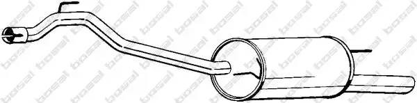 Глушитель VW T4 задняя часть BOSAL 283-459 BOSAL