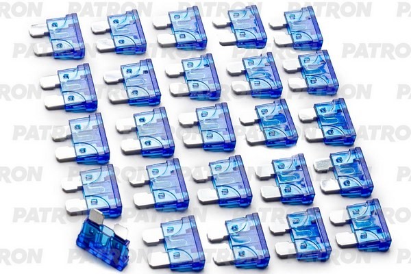 Предохранитель 15A пласт.коробка 25шт ATC Fuse 15A голубой PFS030 PFS030 PATRON