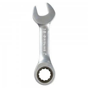 Ключ комбинированный трещоточный короткий 16мм PRO пласт.подвес (ATAL019) ATAL019 AIRLINE