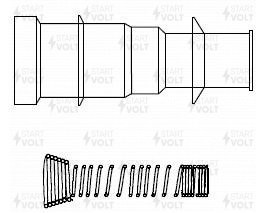 Наконечник катушки зажигания для а м Peugeot Citroen 206 (98-) 207 (06-) C2 (03- STC 2017 START VOLT