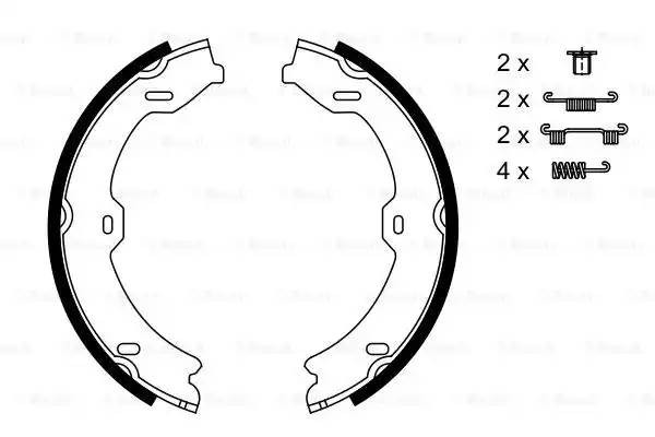 MERCEDES BENZ W221 (2005-2013) 180x25ММ 0 986 487 725 BOSCH