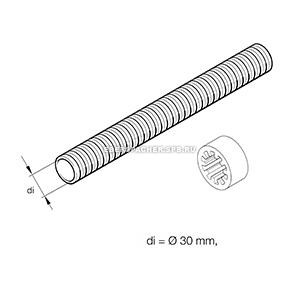 Шланг выхлопа газов d30 36061300 EBERSPACHER