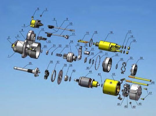 Электромагнит M93R3006SE10000000G PRESTOLITE ELECTRIC