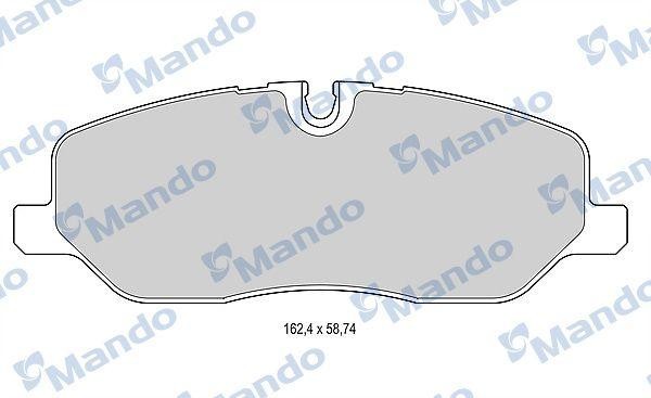 Колодки тормозные LAND ROVER Discovery,Range Rover Sport передние (4шт.) MANDO MBF015601 MANDO