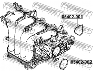Прокладка корпуса дроссельной заслонки MAZDA 3 (BK/BL) 05402-002 05402-002 FEBEST