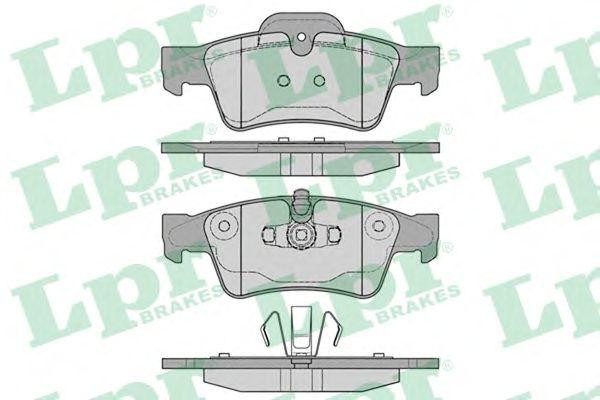 Колодки задние MERCEDES W164/X164 05P1254 05P1254 LPR