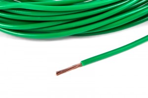Провод монтажный ПВАМ 10м (сечение 1.0 кв.мм) зеленый CARGEN AX3535 CARGEN