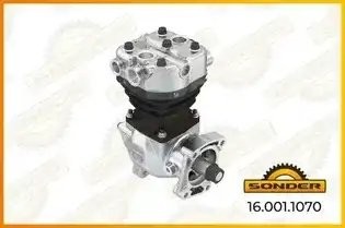 Компрессор воздушный 1 цил. MAN 26.230, 5154101...7201,7205,7247. KNORR LK3927,  160011070 SONDER