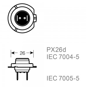 Лампа галогенная Н7 12V 55W "Маяк" Original Pro (PX26d) 02720 MAYAK