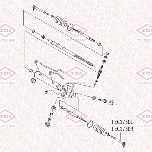Наконечник рулевой тяги L CHEVROLET Lacetti 05- TEC1730L TEC1730L TATSUMI