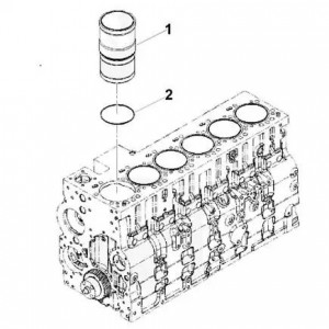 Кольцо гильзы цилиндра КАМАЗ Камминз ISLe, 6CT (3907177) (Haffen) 0207 HAFFEN