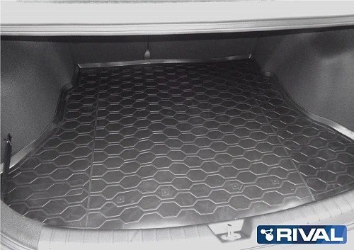 коврик багажника!полиуретан\Hyundai Solaris II седан 17-20 20>, Kia Rio IV седан 12305008 RIVAL