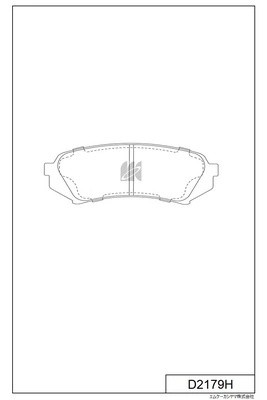 Колодки торм. дисковые задн.TOYOTA LAND CRUISER 100 98-07,LEXUS LX470 98-07 D217 D2179H MK KASHIYAMA
