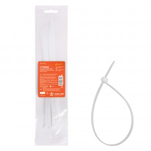 Хомут нейлоновый AIRLINE 3.6 х 250 мм белый 10 шт. ACT-N-07 AIRLINE