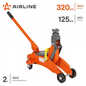 Домкрат подкатной 2т (MIN - 125 мм, MAX - 320 мм)  AJ-2F-320 AJ-2F-320 AIRLINE