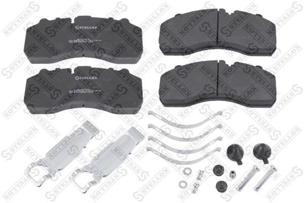 колодки дисковые!\ SHAANXI X6000, Omn Knorr MB,Scania,Iveco EuroTech/Star, KAMAZ 85-01412-SX STELLOX