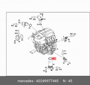 MB W203 (2000-2006) A  0249977445 MERCEDES BENZ