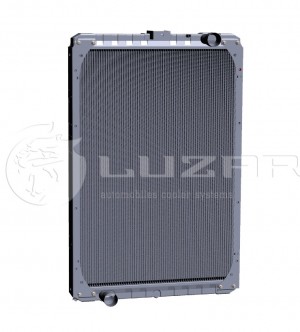 Радиатор КамАЗ-5460, 43502, 6460, 6520, 6522, 65225, 65604, 7360 алюминиевый 2-х LRC07601 LUZAR