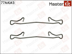 Комплект установочный тормозных колодок FORD FUSION 02-, TOYOTA YARIS 05-, RENAU 77AA143 MASTER KIT