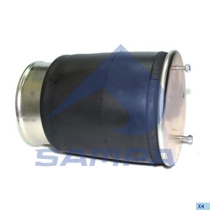 Пневморессора BPW (с металлическим стаканом,2шп.M12,1отв.штуц.M22х1.5мм) SAMPA SP 55881-K SAMPA